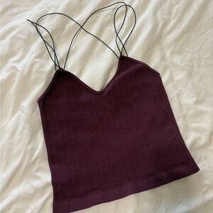 Tilly's Burgundy Camisole Top